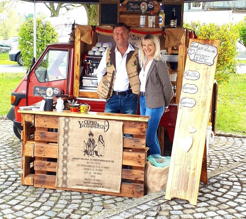 Frühjahrsausstellung Stand von Büchners Rösterei